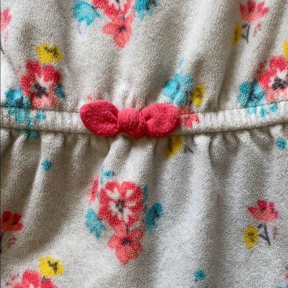 3/$12 SALE Sleep and Play Fleece Romper - Picture 3 of 4